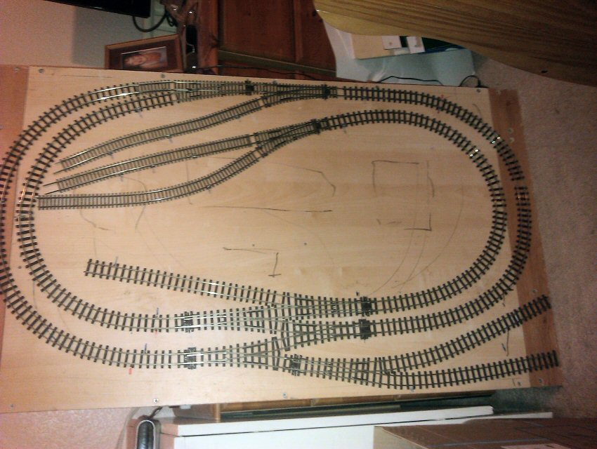 Allbroke baseboard & track plan