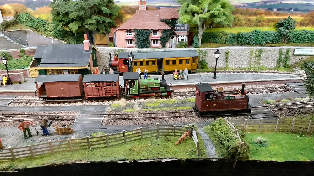 A view from Norewood Station on the Slindon Vale Railway
