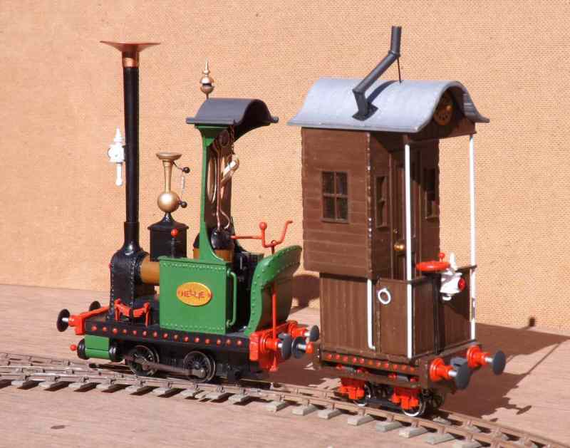 The 2:59 p.m. unremunerative Goods Train is ready to leave Lulworth Cove for Arish Mell via Smugglers Cove and Black Rock when the Train Crew finish their crab sandwiches.